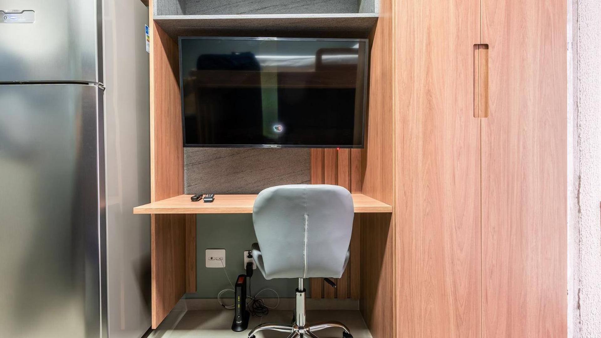 Apartment By Dh:studio Completo 3 Pessoas Com Coworking